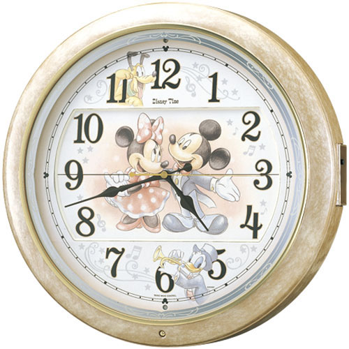 希少　ディズニータイム　ミッキーマウスのからくり時計　セイコー