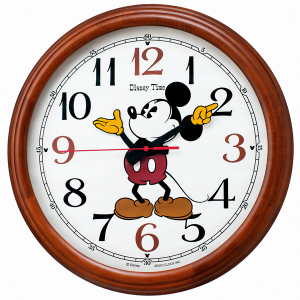 セイコー】SEIKO 掛け時計・大型 ディズニータイム ミッキーマウス